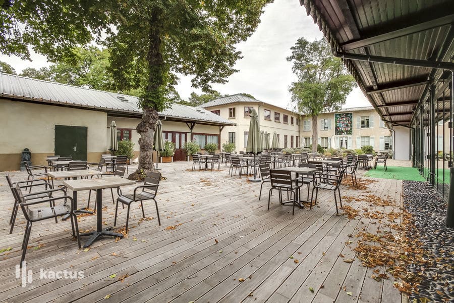 Jardin d'acclimatation terrasse en bois