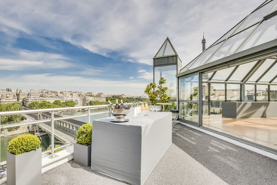 Rooftop avec vue sur Seine