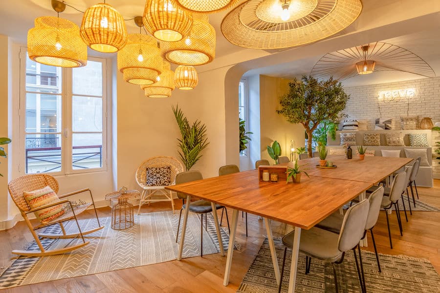 Salle de travail à l'Appartement Reeve